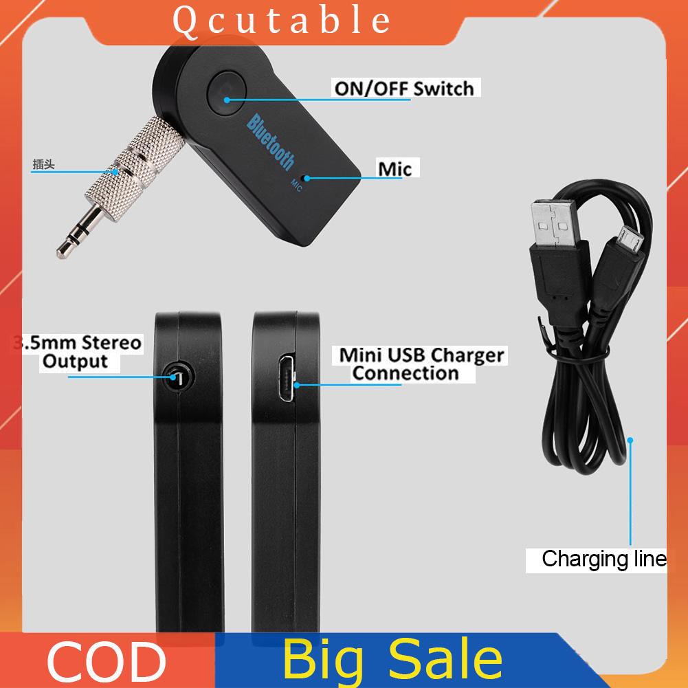 Thiết Bị Nhận Tín Hiệu Âm Thanh Bluetooth 3.0 Jack 3.5mm