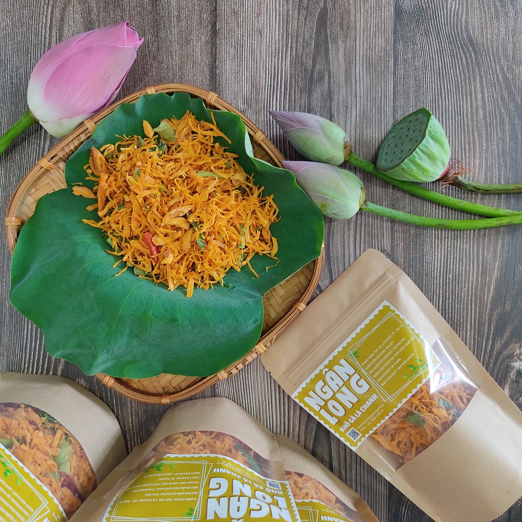 Khô Gà lá chanh Ngân Long - Thơm ngon Dinh dưỡng - Hủ PET 100g | 250g | BigBuy360 - bigbuy360.vn