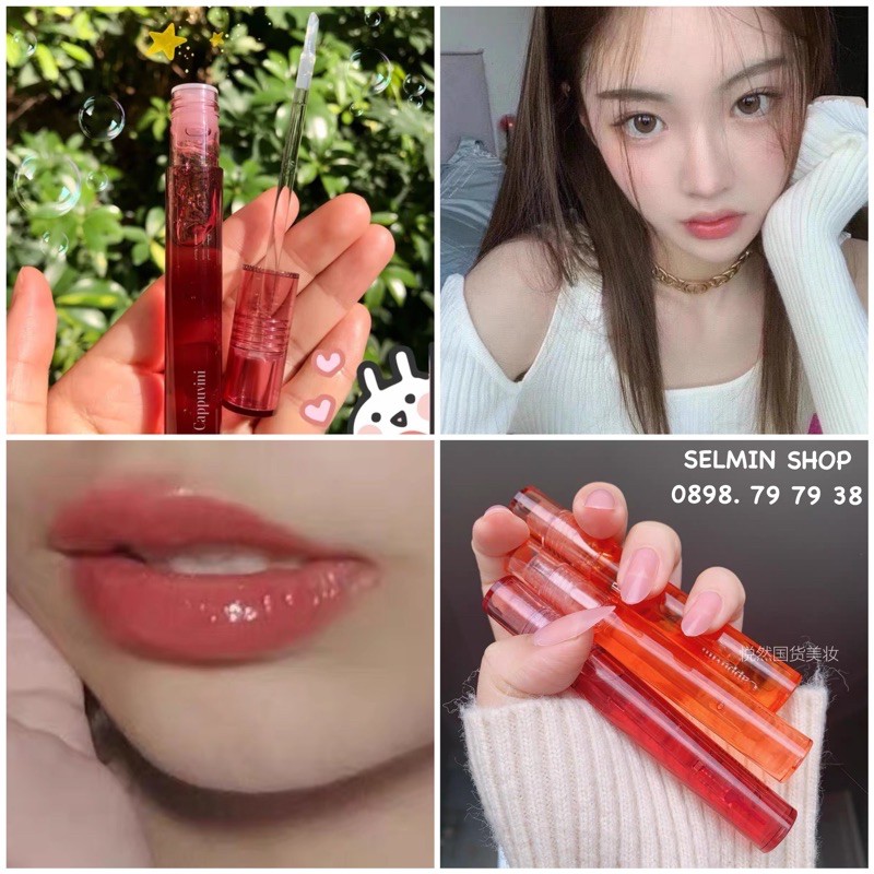 Son Bóng Dưỡng Ẩm Không Dính Mềm Môi Cappuvini Nội Địa Trung - Lip Gloss Dupe Romand | BigBuy360 - bigbuy360.vn