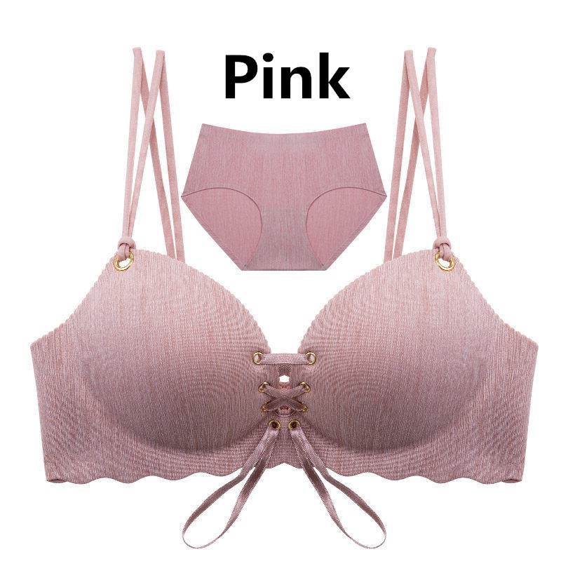 1 Bộ Đồ Lót Không Gọng Nâng Ngực Thời Trang Quyến Rũ Cho Nữ | BigBuy360 - bigbuy360.vn