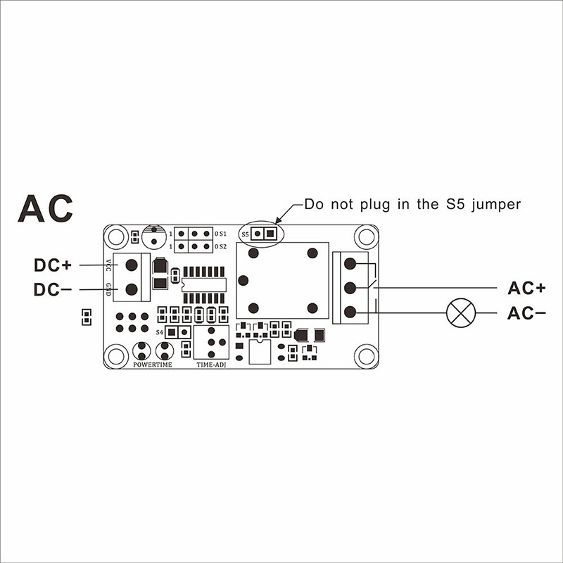 Chất lượng cao DC 12V Độ trễ Chuyển tiếp Độ trễ Bật / Trì hoãn Tắt Tắt Mô-đun chuyển mạch với Bộ hẹn giờ