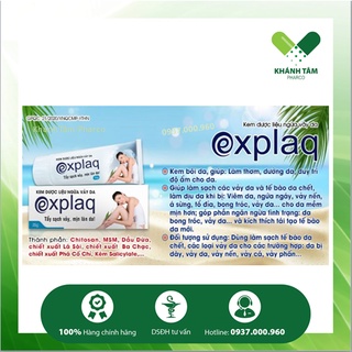 Kem Explaq làm mịn vảy da , á sừng!