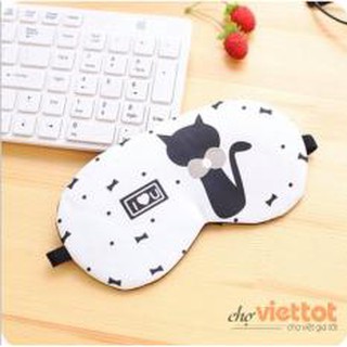 Bịt mắt ngủ bảo vệ mắt có túi gel massage làm mát, giảm bớt căng thẳng, tiện lợi mang đi du lịch