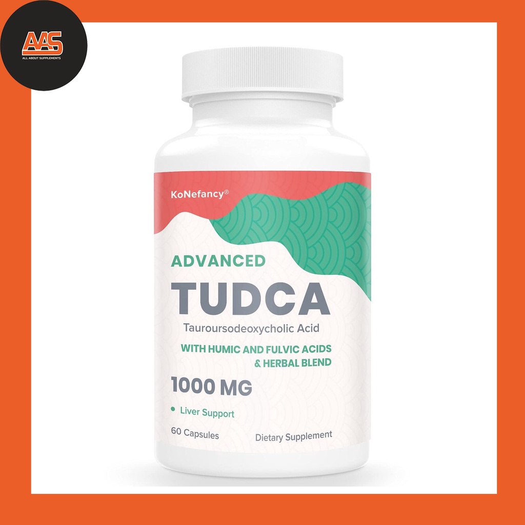 AMINO ACID - KONEFANCY - ADVANCED TUDCA- 1000MG - 60 CAPSULES - Hỗ trợ giải độc bảo vệ gan - Từ UK