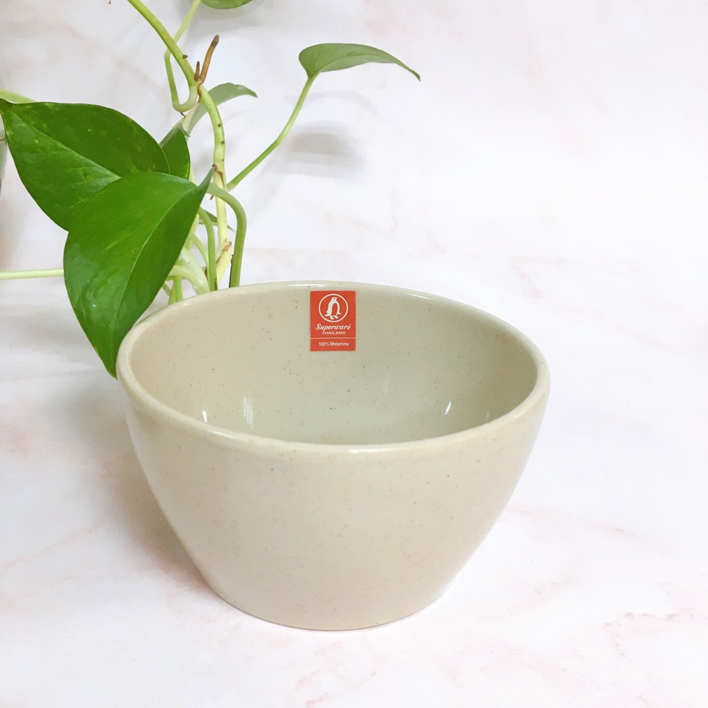 Bát Cơm SUPERWARE Nhựa Phíp 100% Melamine Nâu Đá - Stone