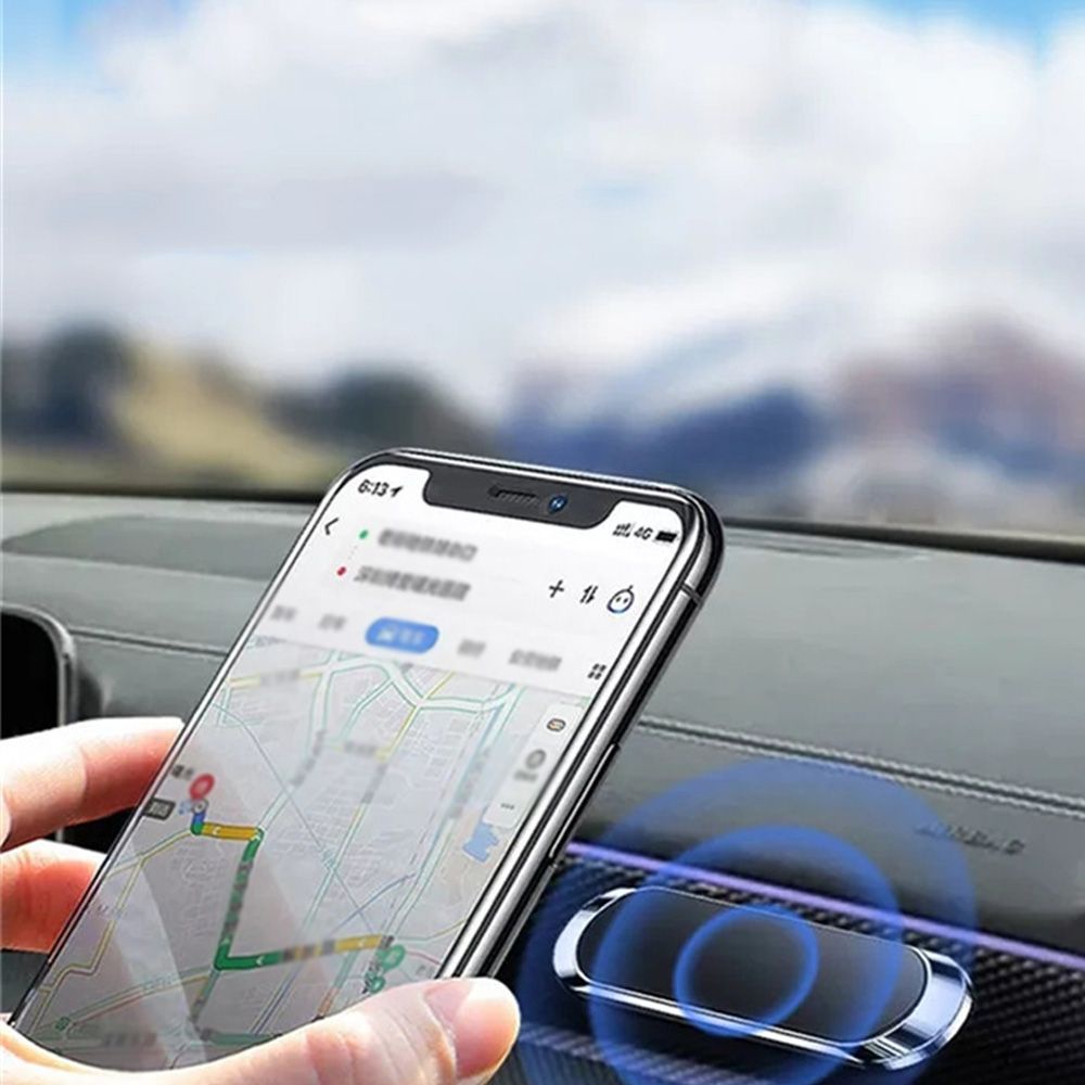 Giá đỡ điện thoại mini bằng hợp kim kẽm từ tính tiện dụng cho xe hơi | BigBuy360 - bigbuy360.vn