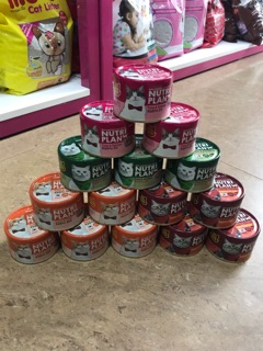 PATE NUTRI PLAN CÁC VỊ CHO MÈO 160g