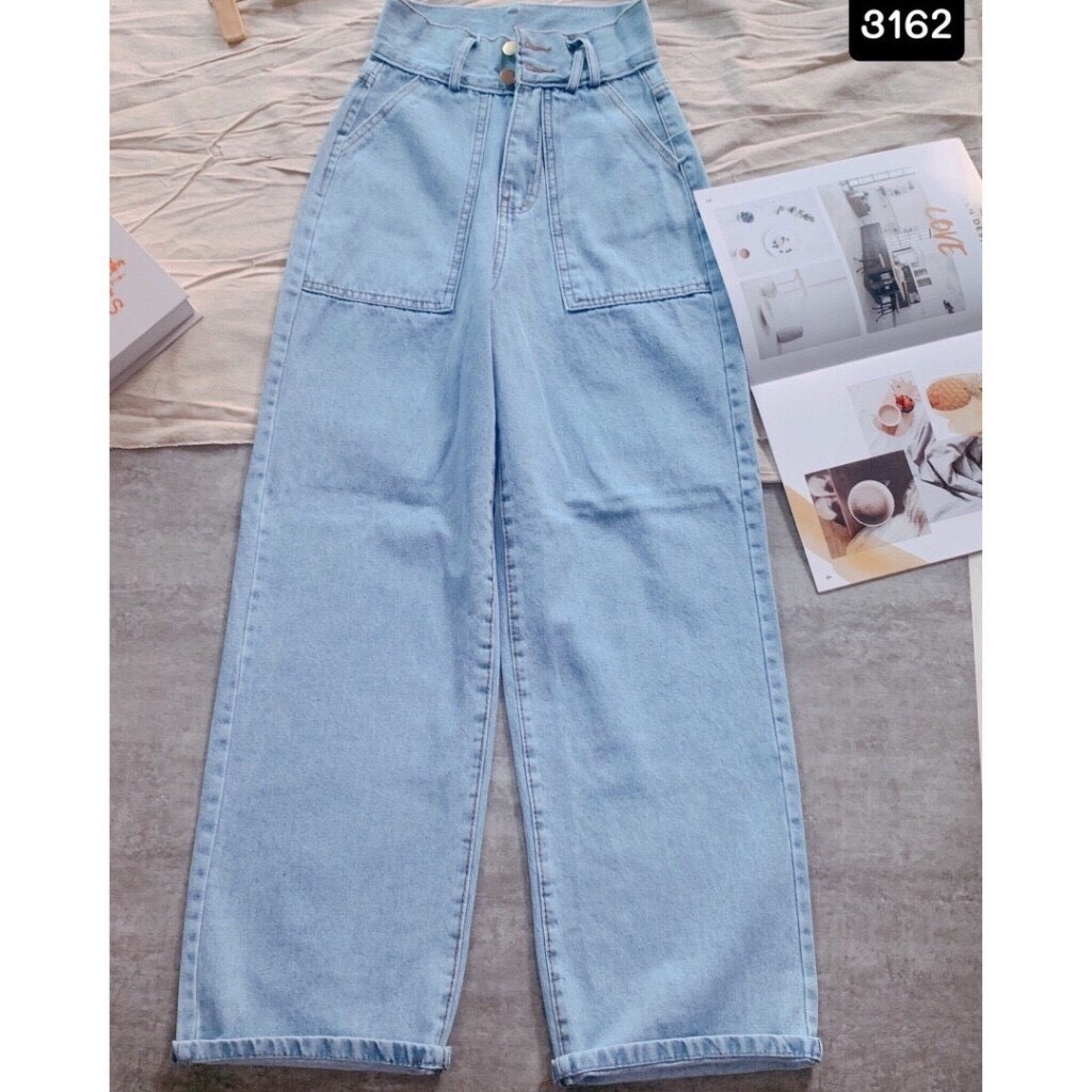 MQ Fashion - Quần baggy Nữ lưng cao 2 nút, form ống rộng, PC năng động, cá tính - Hot trending 2021 | BigBuy360 - bigbuy360.vn