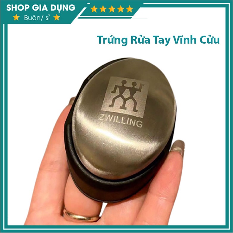 Trứng Rửa Tay ZWILLING Bằng Inox Vĩnh Cửu Khử Mùi Hôi Tanh