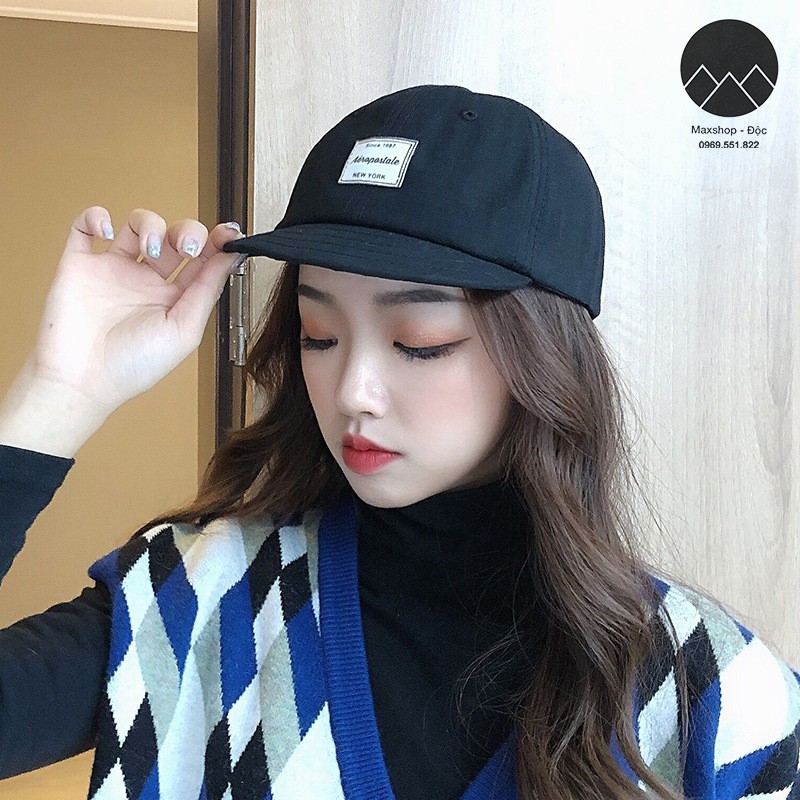 Mũ lưỡi trai ngắn vành phong cách bóng chày thời trang Nhật Bản