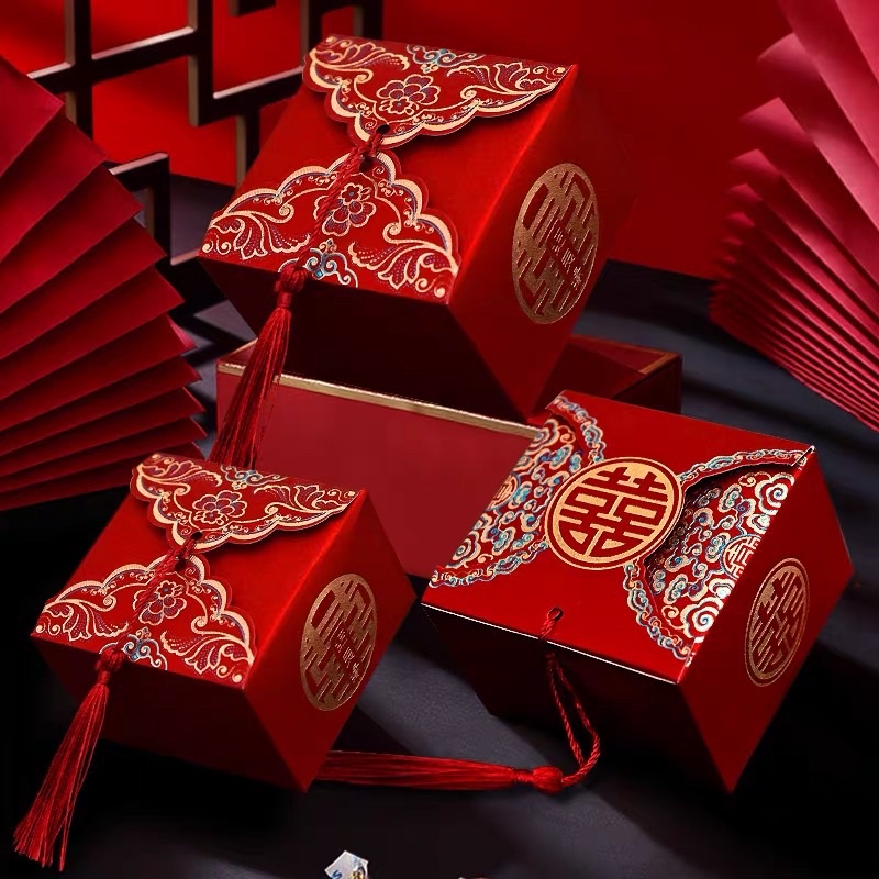 💝💝BỘ 10/20 HỘP QUÀ CƯỚI HỘP QUÀ ĐÁP LỄ SIZE M💝💝