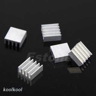 Set 5 miếng nhôm tản nhiệt chất lượng cao 8.8x8.8x5mm cho chip ic
