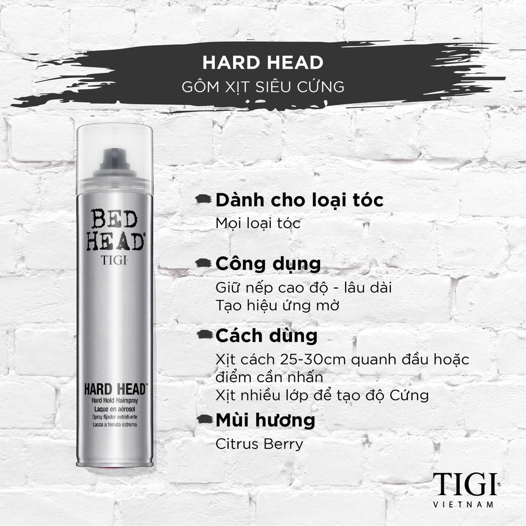 Xịt Giữ Nếp Tóc Tigi Bed Head Hard Head