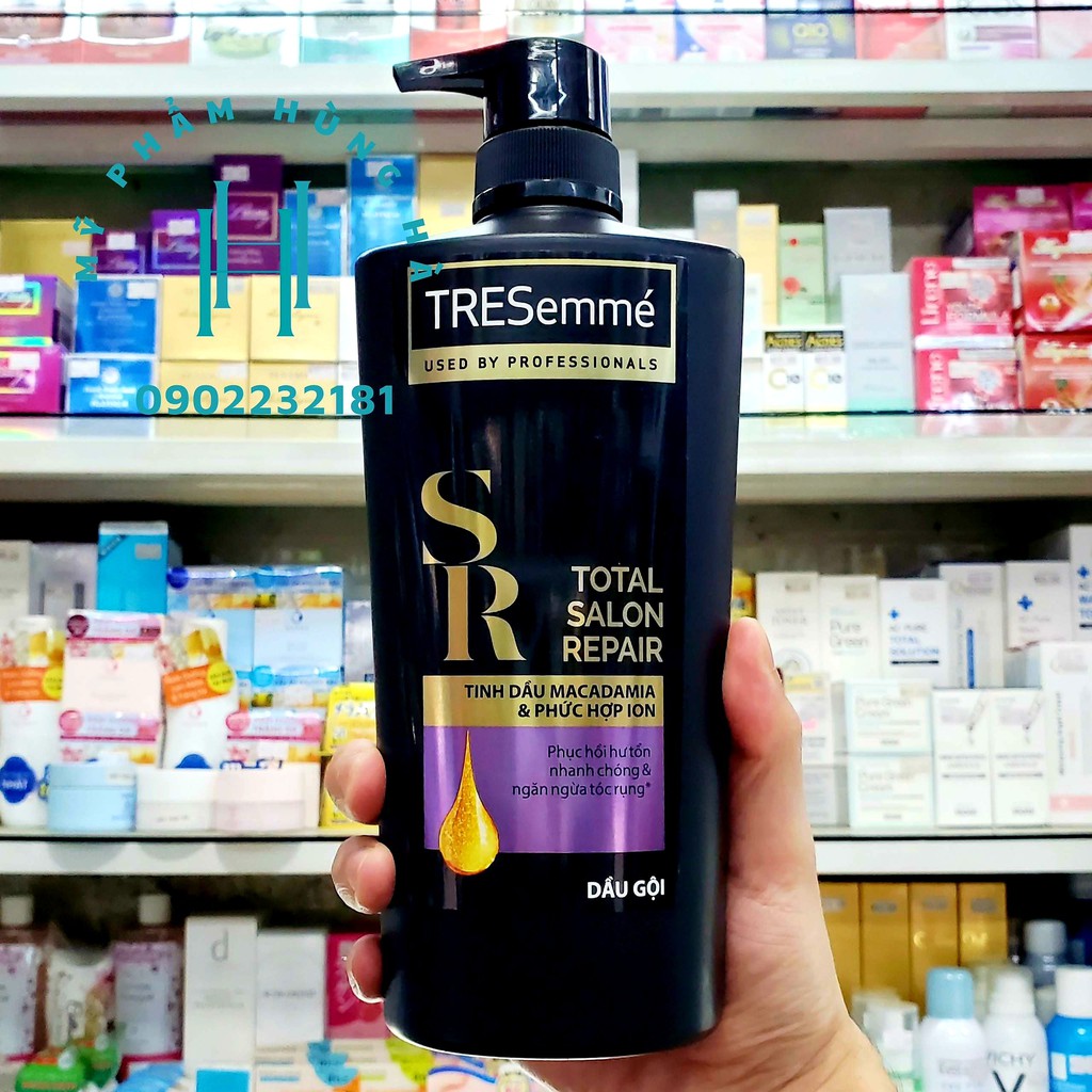 Dầu gội Tresemme, chiết xuất Macadamia và phức hợp Ion 631ml