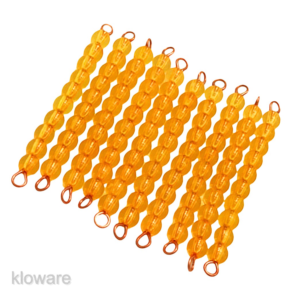 [Kloware] Bộ 10 Đồ Chơi Đếm Từ 1-100 Hạt Dùng Làm Quà Giáng Sinh