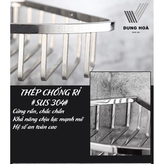 [INOXSUS304] Kệ góc đơn/ 2 tầng nhà tắm