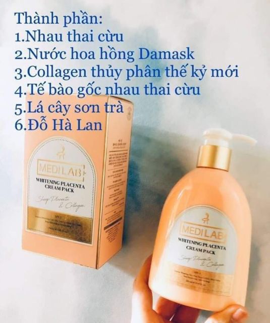 Dưỡng trắng toàn thân nhau thai cừu Hàn Quốc-Lien shop cosmetic | BigBuy360 - bigbuy360.vn