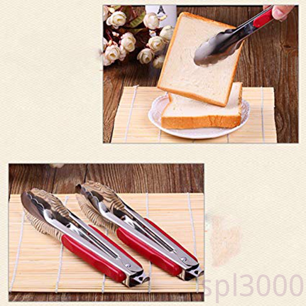 Kẹp gắp thức ăn bằng thép không gỉ tiện dụng cho nhà bếp