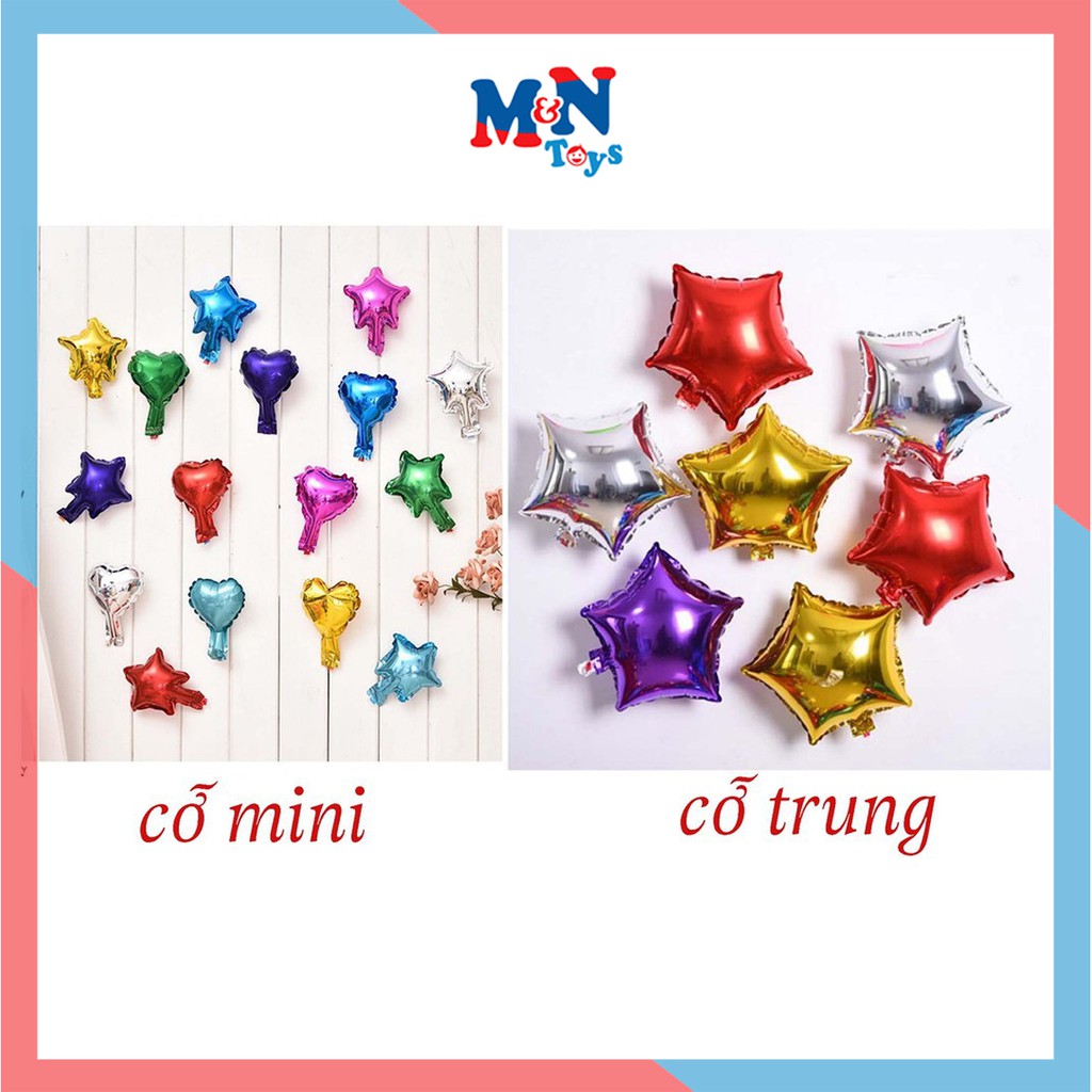 Bóng nhôm hình Trái Tim trang trí sinh nhật (nhiều kích cỡ)