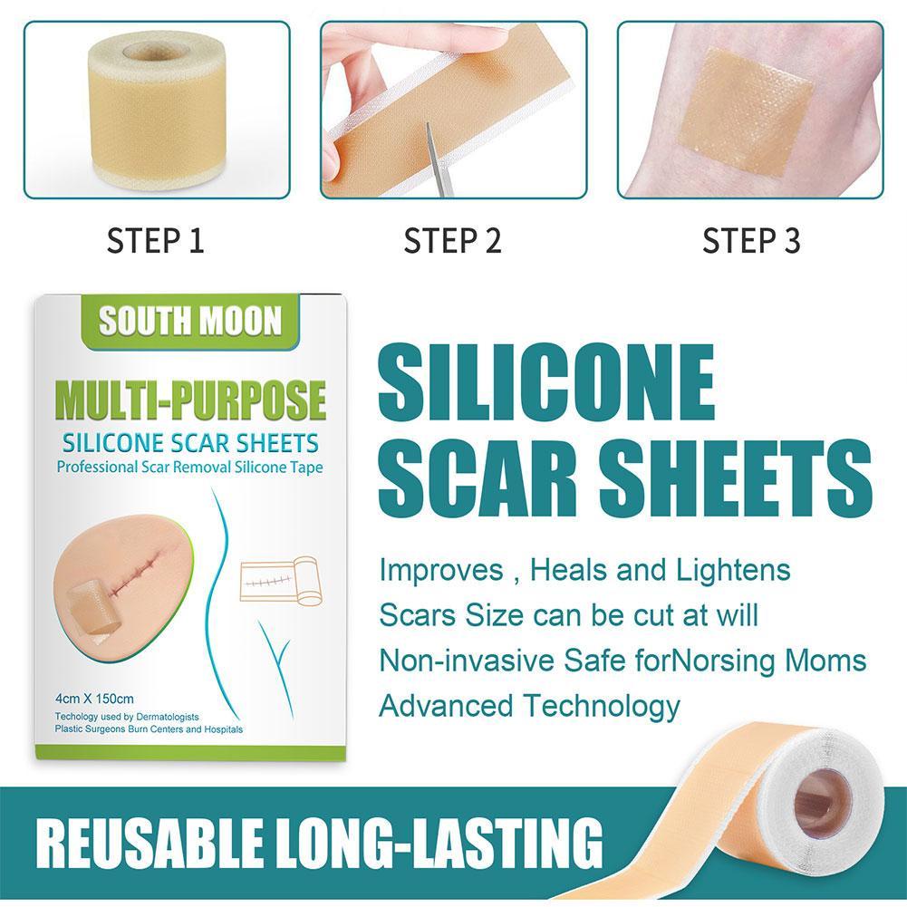 Miếng Dán Silicon Phục Hồi Vết Sẹo Cho Phụ Nữ Sau Sinh 4cm*150cm U2R3