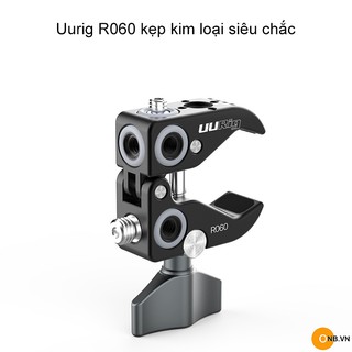 Uurig R060 Kẹp kim loại siêu chắc gắn phụ kiện quay phim