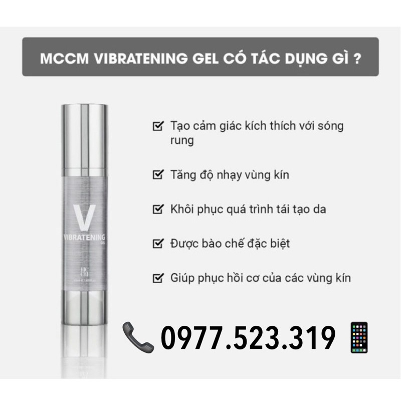 Vibratening Gel MCCM *thu n.hỏ vùng k.ín Tây Ban Nha