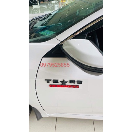 Tem TEXAS lớn dán 2 bên hong xe hoặc sau xe