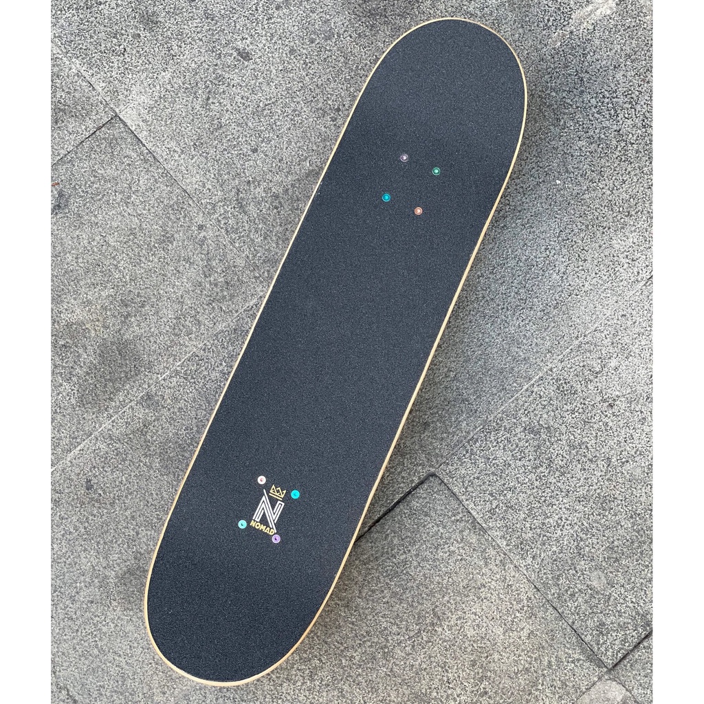 Ván Trượt Skateboard NOMAD COMPLETE WOOD HASHTAG PURPLE 8.0