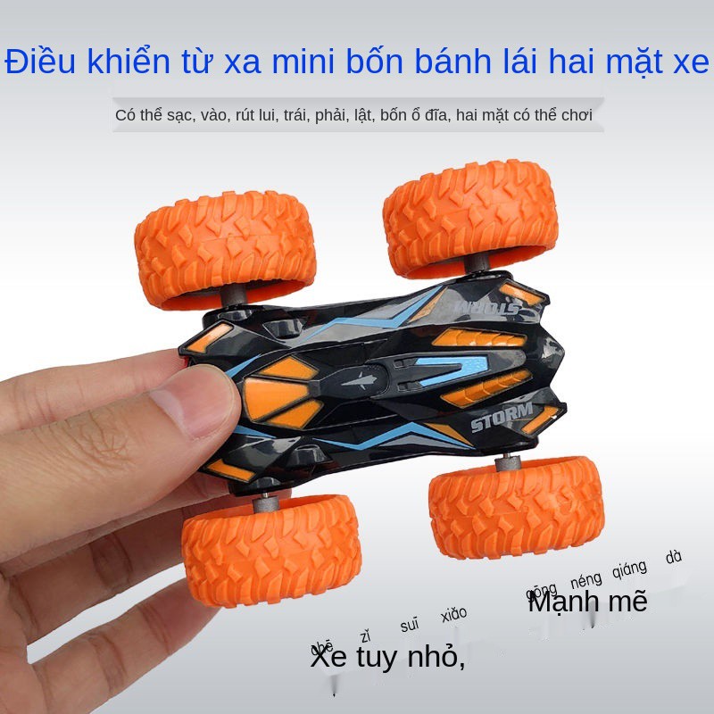 Xe điều khiển từ xa mini siêu nhỏ có thể sạc lại, lon, thao Coke, đồ chơi trẻ em đua drift tốc độ cao