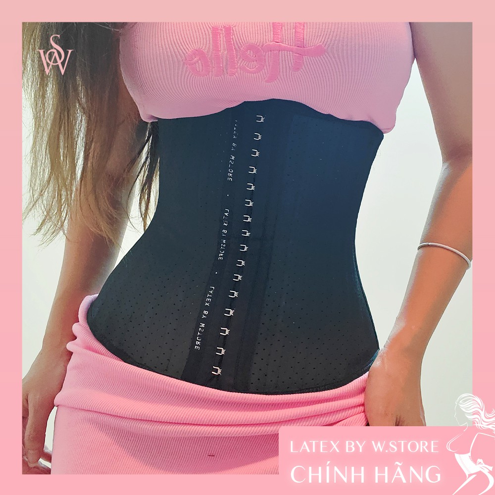 Đai Nịt Bụng Latex Chuẩn Chính Hãng WSTORE - Latex 25 Xương, Thoáng Khí - Gymie