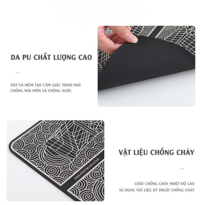 Máy massage bàn chân bằng điện giúp lưu thông máu và thư giãn cơ thể hiệu quả, đệm massage chân giảm mệt mỏi nhanh chóng