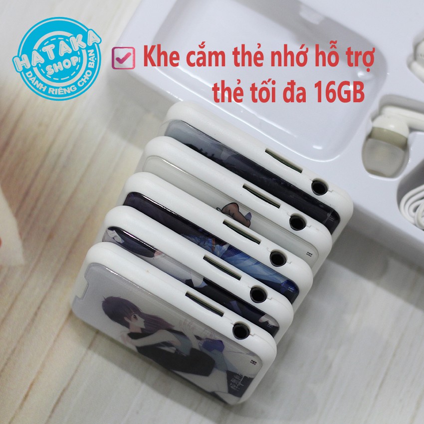 Máy nghe nhạc tặng thẻ nhớ 8GB, tai nghe và dây sạc-IN hình-8GB