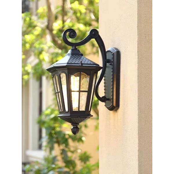 Đèn Tường Trang Trí Nội Thất Mầu Đen -Tặng Kèm Bóng Led