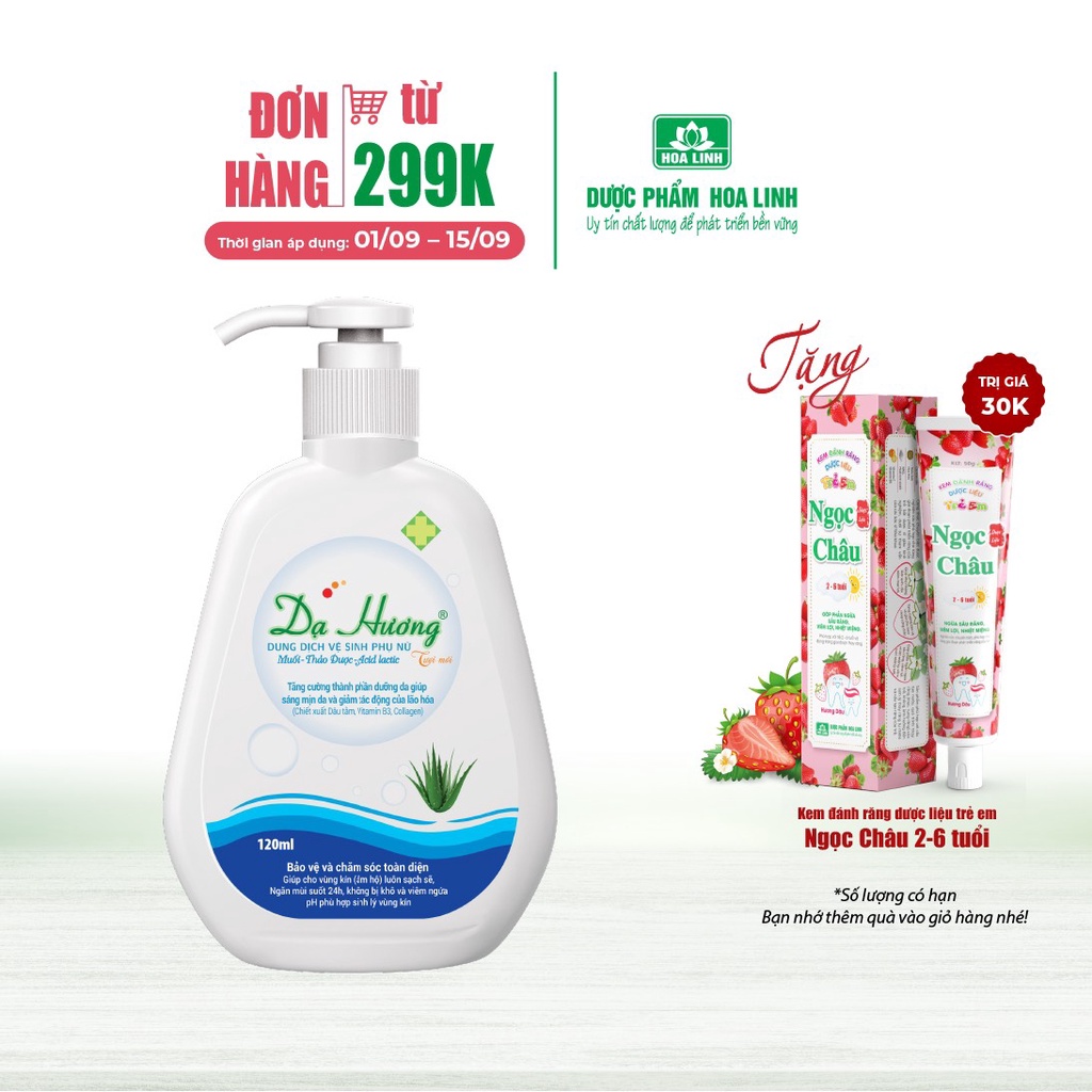 Dung dịch vệ sinh - Dạ Hương 120ml