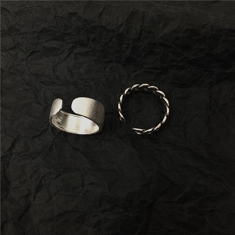 Nhẫn Kiểu Tối Màu 2210026 Nhẫn Thời Trang Phong Cách Retro