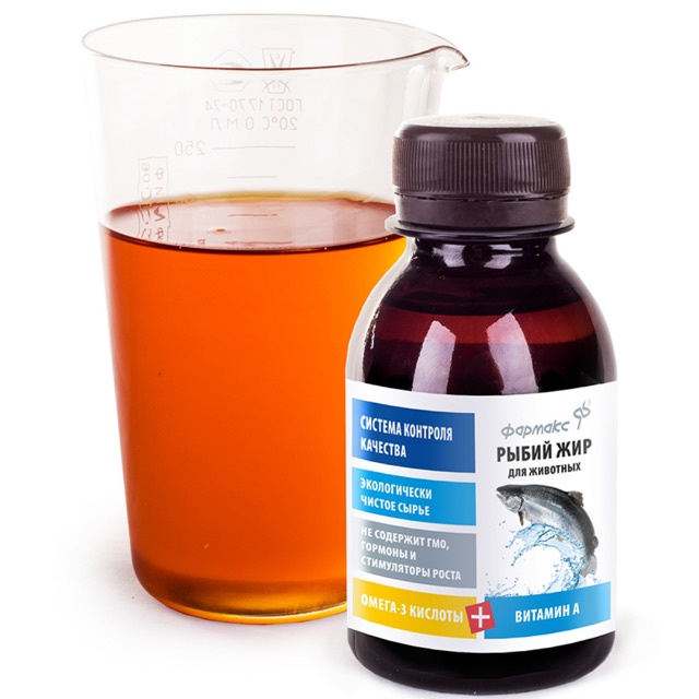 Dầu cá hồi FARMAX - FARMAKS, Dưỡng Lông và phục hồi lông cho chó mèo, bổ sung đề kháng 100Ml