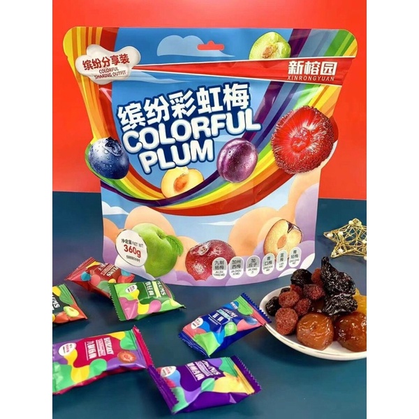 Ô mai cầu vồng mix 6 vị