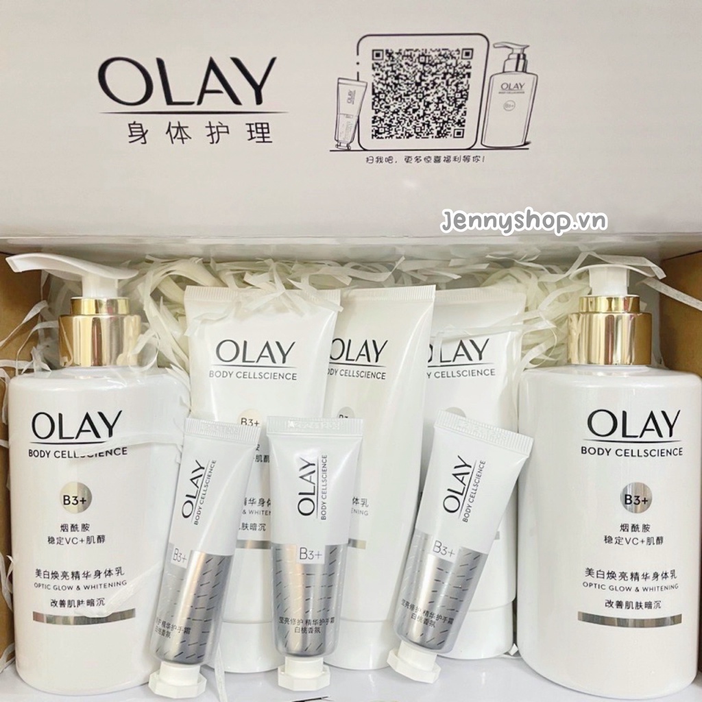 Bộ Dưỡng Thể &amp; Kem Tay Olay Nội Địa Trung