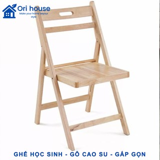 Ghế học sinh gỗ xếp gọn tiện dụng hàng loại đẹp - Nội Thất Ori