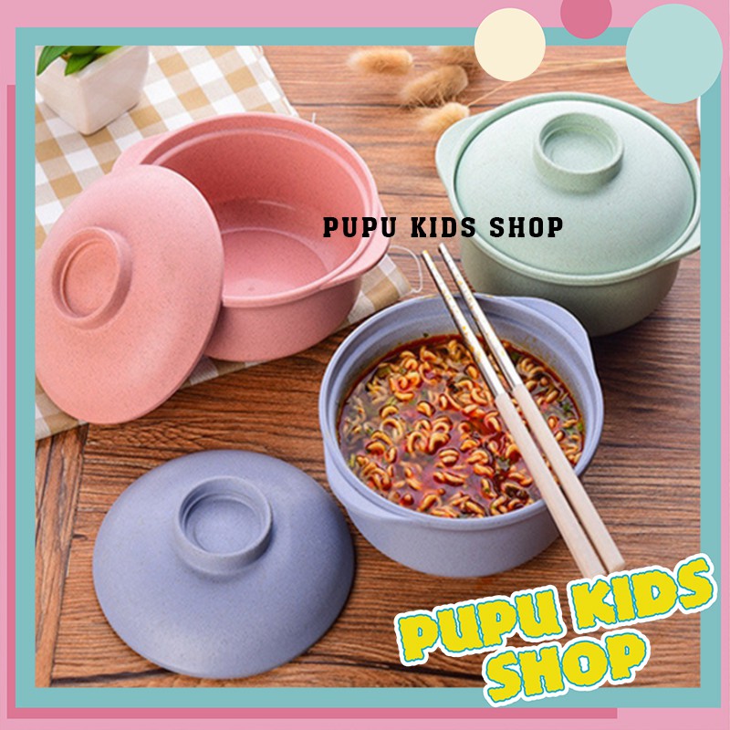 BÁT LÚA MẠCH CÓ NẮP ĂN DẶM, ĂN MÌ 300ML