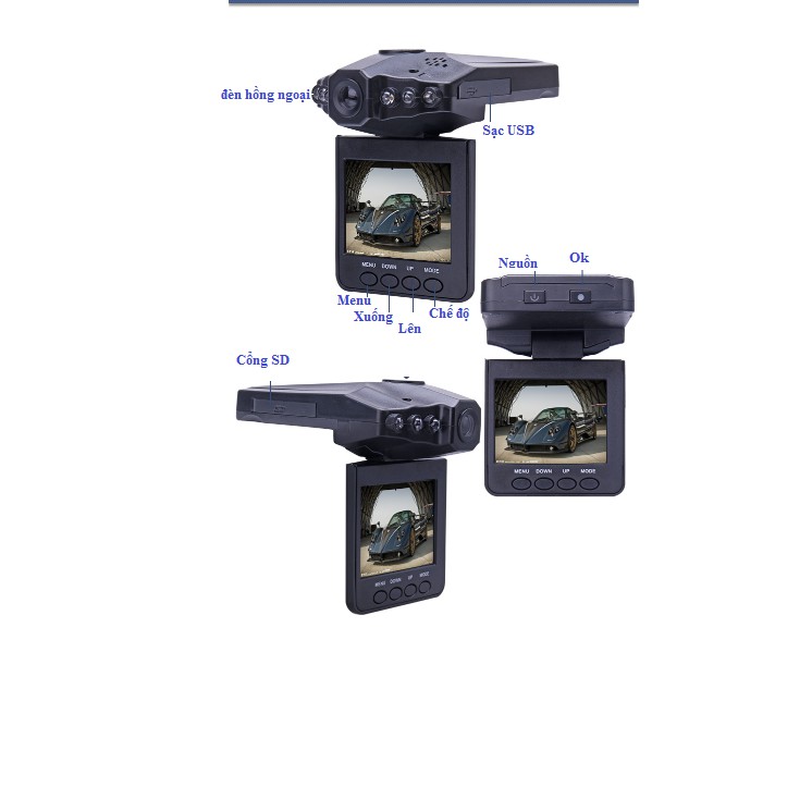 Camera hành trình F198 HD DVR 2.5 | BigBuy360 - bigbuy360.vn