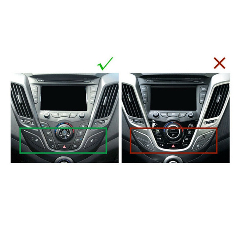 Miếng Dán Trang Trí Lỗ Thông Gió Xe Hơi Bằng Sợi Carbon Cho Hyundai Veloster 2011-2017