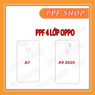 Dán lưng PPF 4 lớp chống va đập cho OPPO A7 / A9 2020