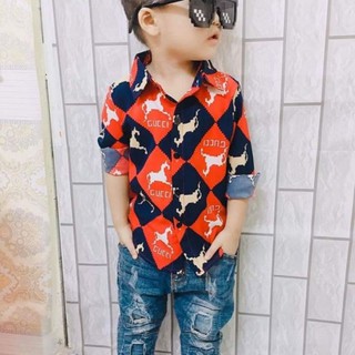 Áo sơ mi dài tay bé trai 248