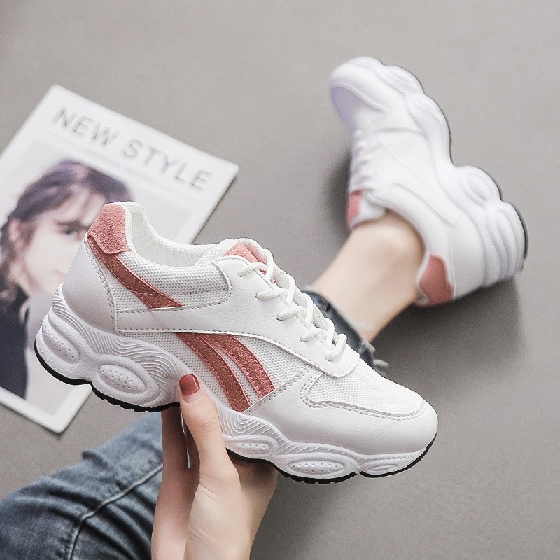 Giày Sneakers Nữ Fashion Sport Đế 3 cm