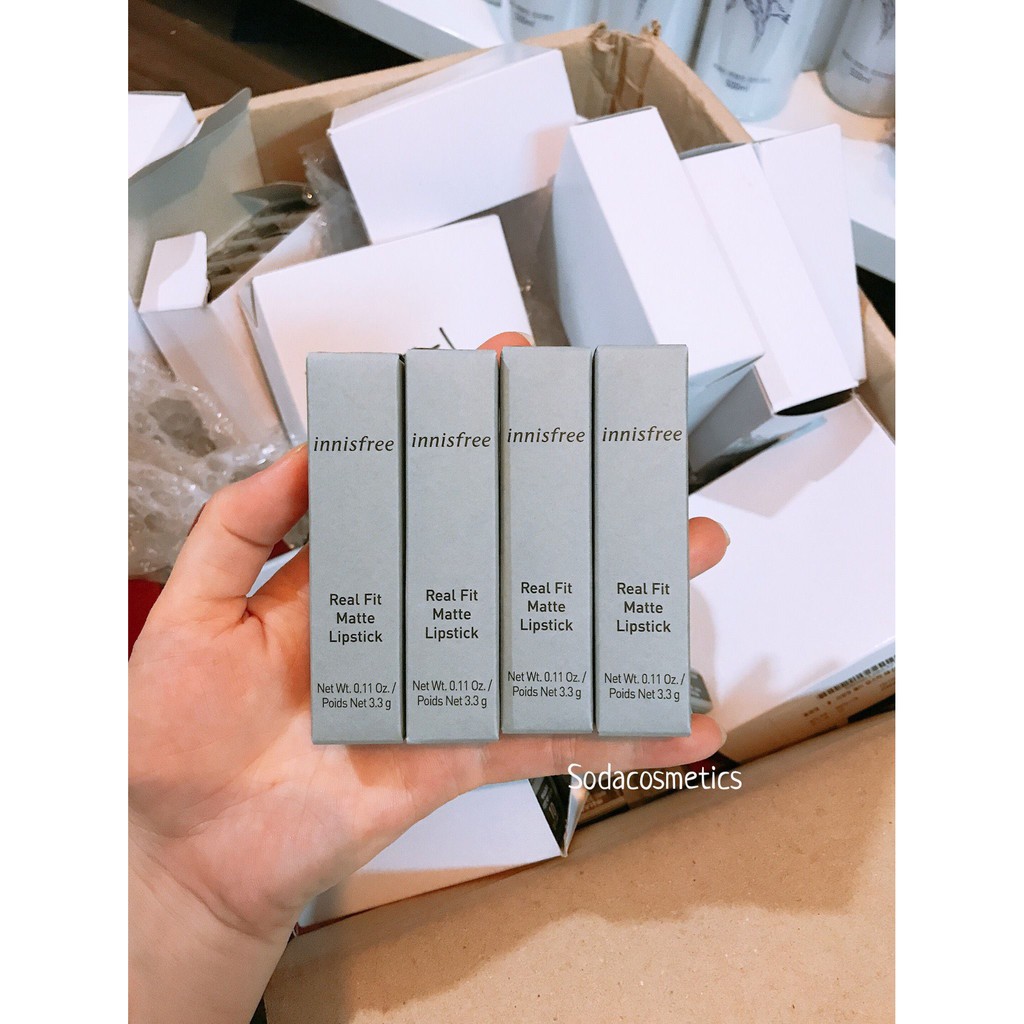 Son Thỏi Lì Innisfree Real Fit Matte Lipstick