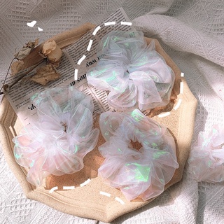 Scrunchies Hologram Galaxy Lấp Lánh