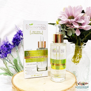 ( Mẫu Mới Nhất ) Serum Trẻ Hóa Da và Se Khít Lỗ Chân Lông Bielenda Super Power Mezo Serum 30ml