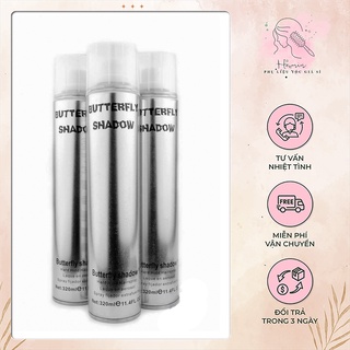 Gôm xịt tóc Butterfly dung tích 320ml đến 600ml - Phụ liệu tóc giá sỉ Hamin