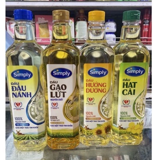 Dầu ăn Simply chai 1 lít